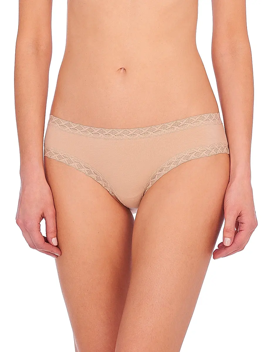 Natori Women's Bliss Cotton Girl Brief 3 Pack | Thumbnail 2 Natori Women's Bliss Cotton Girl Brief 3 Pack | Thumbnail 2