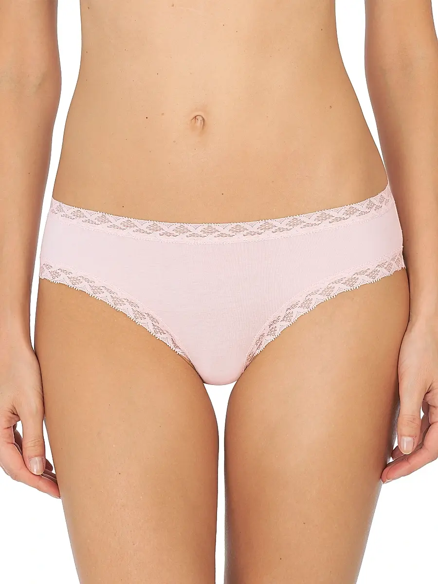 Natori Women's Bliss Cotton Girl Briefs - Blushing Pink | Image 1 Natori Women's Bliss Cotton Girl Briefs - Blushing Pink | Image 1