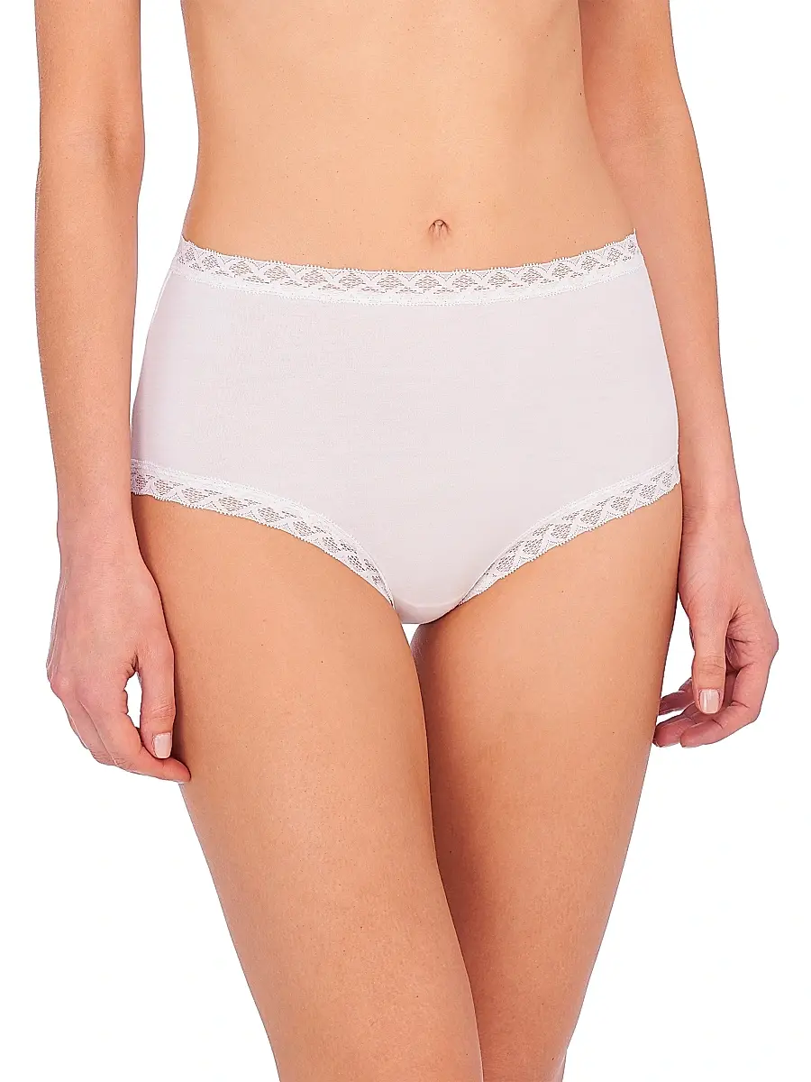 Natori Women's Bliss Cotton Full Brief - White | Image 1 Natori Women's Bliss Cotton Full Brief - White | Image 1