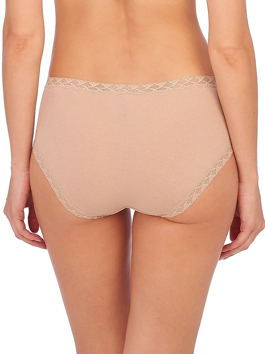 Natori Women's Bliss Cotton French Cut Brief 3 Pack | Thumbnail 3 Natori Women's Bliss Cotton French Cut Brief 3 Pack | Thumbnail 3