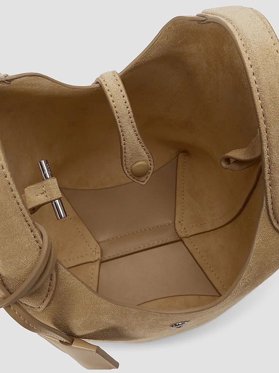 Polo Ralph Lauren Women's Suede Convertible Tote Bag - Cashew | Thumbnail 4 Polo Ralph Lauren Women's Suede Convertible Tote Bag - Cashew | Thumbnail 4