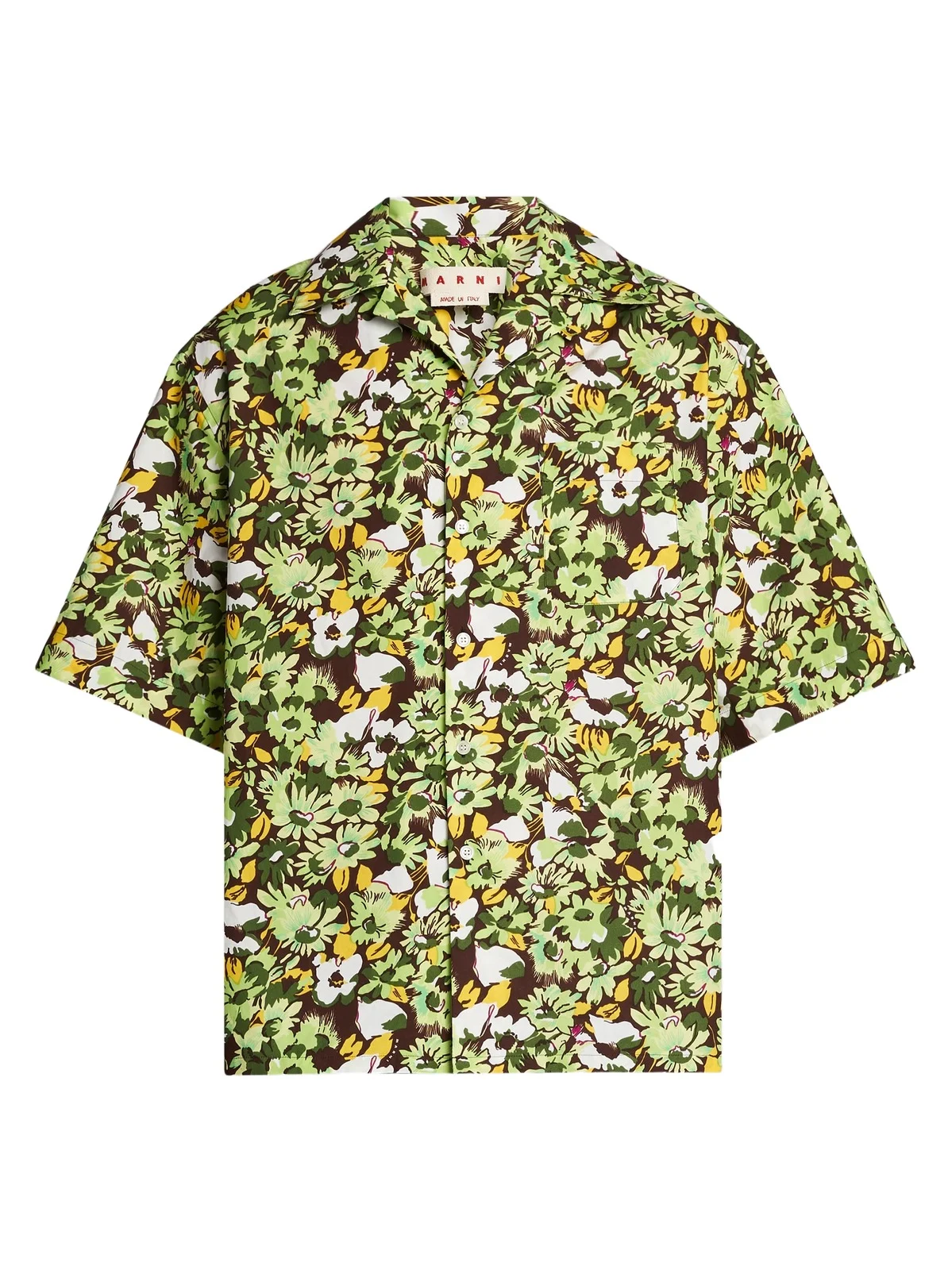 Men's Floral Cotton Poplin Camp Shirt Men's Floral Cotton Poplin Camp Shirt
