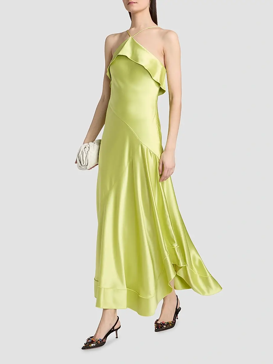 ACLER Women's Forever Young Marara Satin Maxi Dress | Thumbnail 2 ACLER Women's Forever Young Marara Satin Maxi Dress | Thumbnail 2