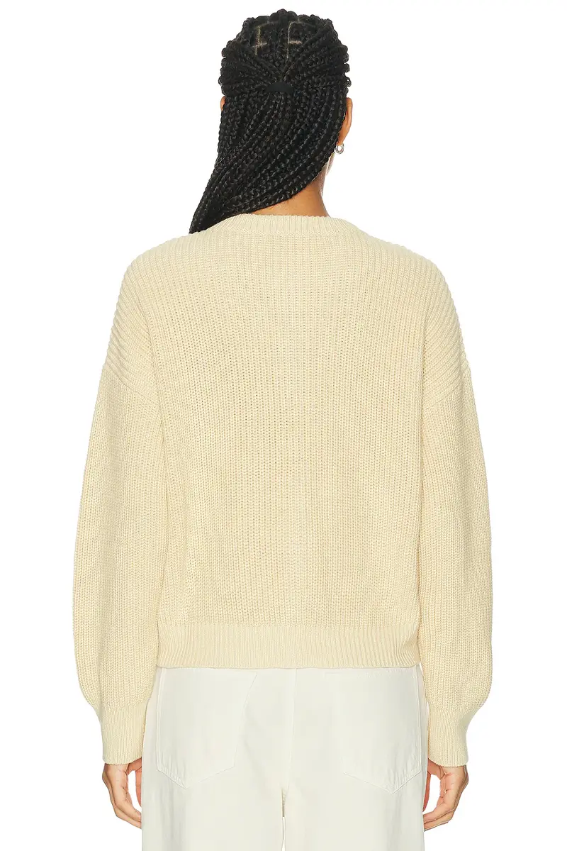 Jenni Kayne Cotton Hayes Crewneck Cardigan | Thumbnail 3