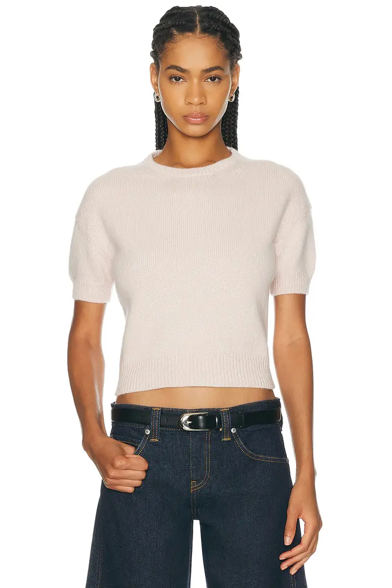 Khaite Golden Cashmere Sweater | Image 1 Khaite Golden Cashmere Sweater | Image 1