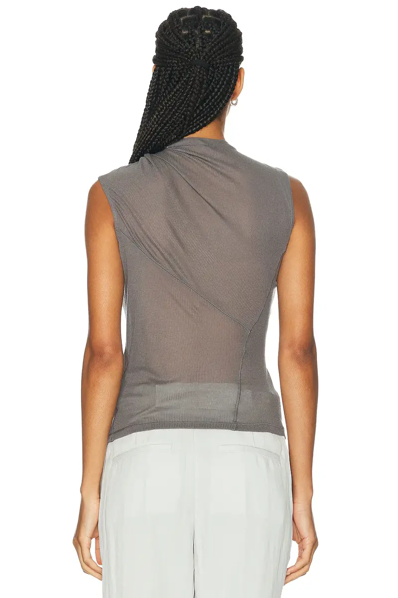 Helmut Lang Sheer Twist Tank Top | Thumbnail 3 Helmut Lang Sheer Twist Tank Top | Thumbnail 3