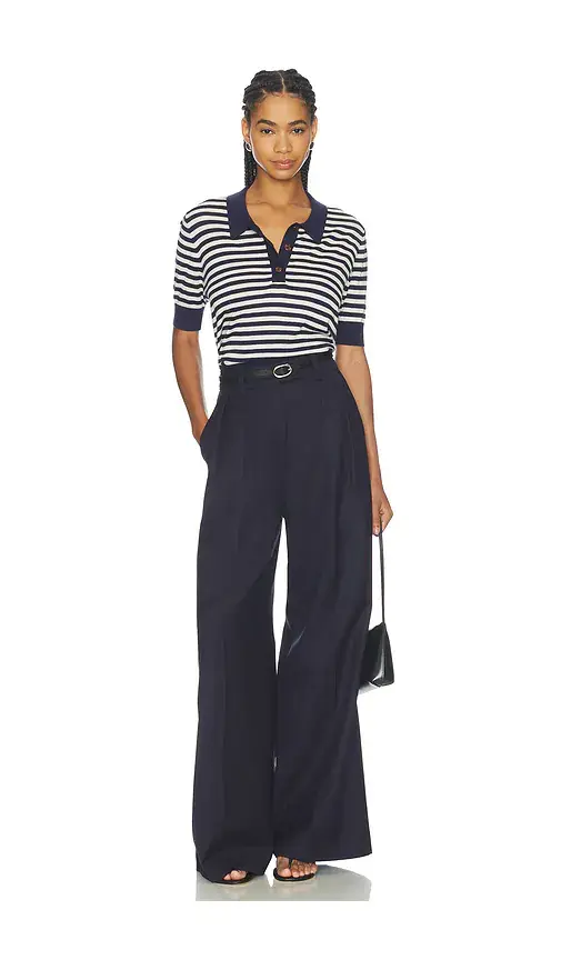 RENGGLI Stripe Knit Polo | Thumbnail 4 RENGGLI Stripe Knit Polo | Thumbnail 4