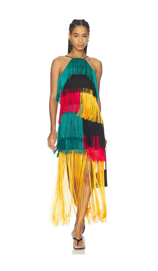 SIMONMILLER Drea Fringe Dress | Image 1 SIMONMILLER Drea Fringe Dress | Image 1