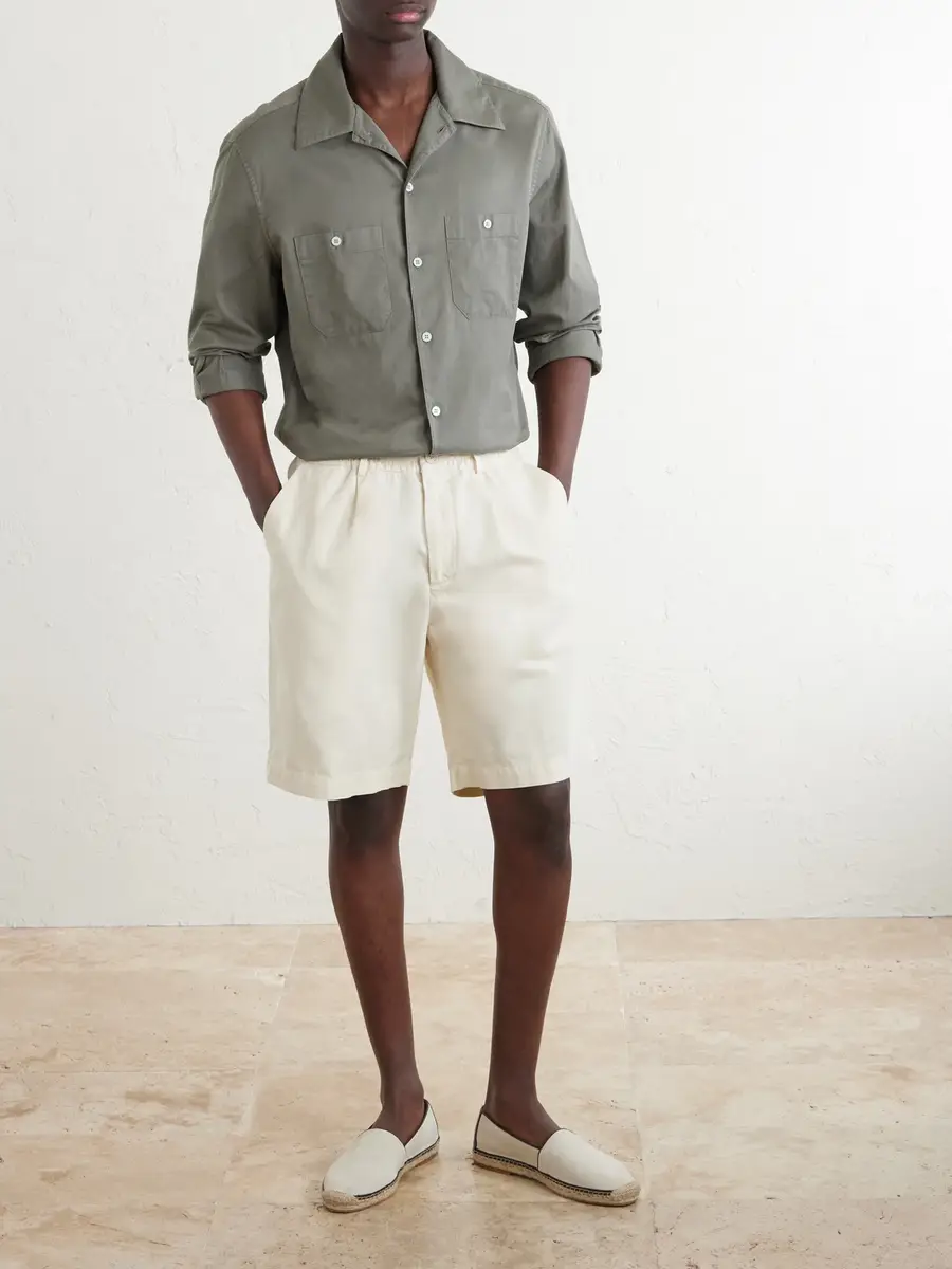 Brunello Cucinelli Cotton-Twill Shirt - Men | Thumbnail 2