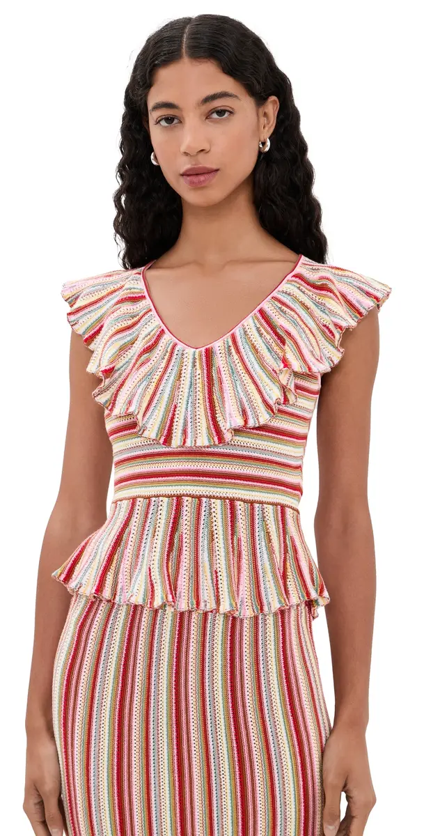 RAILS Carmelita Top Havana tripe | Image 1 RAILS Carmelita Top Havana tripe | Image 1