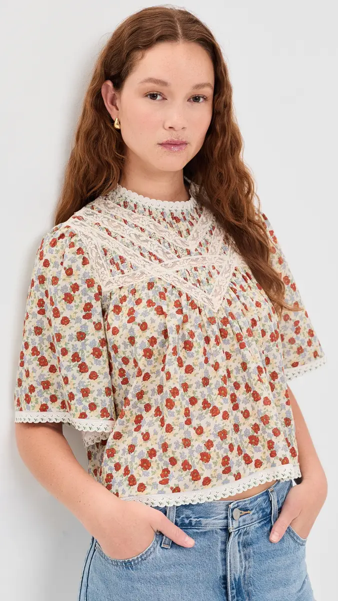 Sea Viera Print Blouse | Thumbnail 2 Sea Viera Print Blouse | Thumbnail 2