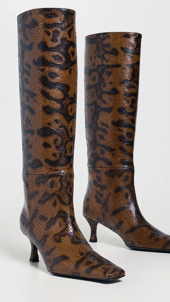Proenza Schouler Trap Boots In Embossed Python | Thumbnail 5 Proenza Schouler Trap Boots In Embossed Python | Thumbnail 5