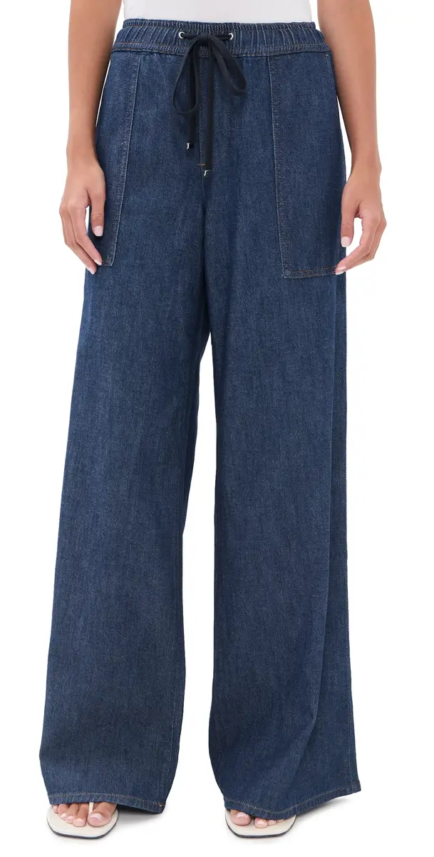 7 For All Mankind Utility Pull On Wide Leg Pants | Image 1 7 For All Mankind Utility Pull On Wide Leg Pants | Image 1
