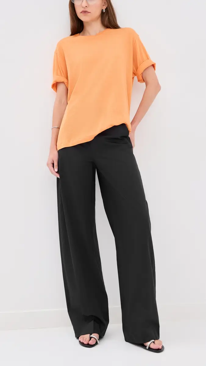 Vince Elastic Back Cotton Trousers | Thumbnail 2 Vince Elastic Back Cotton Trousers | Thumbnail 2