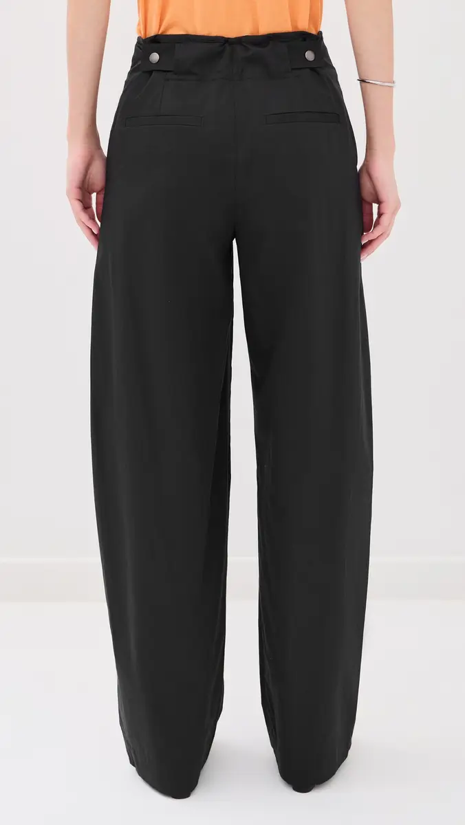 Vince Elastic Back Cotton Trousers | Thumbnail 4 Vince Elastic Back Cotton Trousers | Thumbnail 4