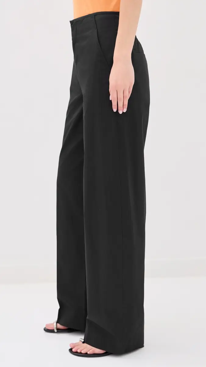 Vince Elastic Back Cotton Trousers | Thumbnail 5 Vince Elastic Back Cotton Trousers | Thumbnail 5