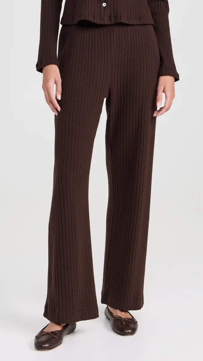 DONNI. DONNI. The Sweater Rib Simple Pants | Thumbnail 2 DONNI. DONNI. The Sweater Rib Simple Pants | Thumbnail 2