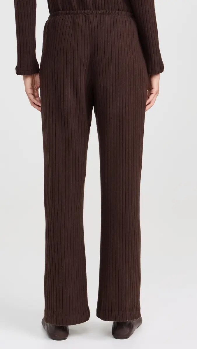 DONNI. DONNI. The Sweater Rib Simple Pants | Thumbnail 3 DONNI. DONNI. The Sweater Rib Simple Pants | Thumbnail 3
