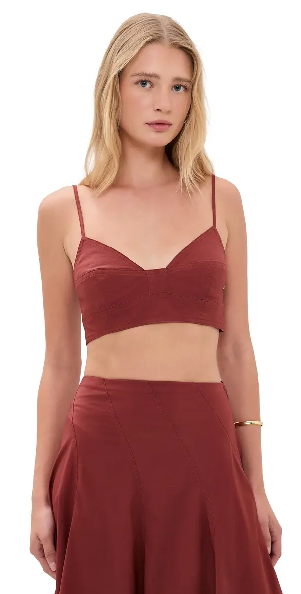 A.L.C. A. L.C. Joan Bra Top Apple Butter | Image 1 A.L.C. A. L.C. Joan Bra Top Apple Butter | Image 1