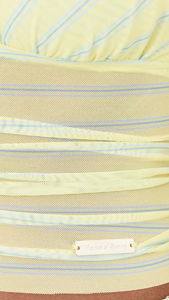 House of Sunny Striped Mesh Cami Top | Thumbnail 6 House of Sunny Striped Mesh Cami Top | Thumbnail 6