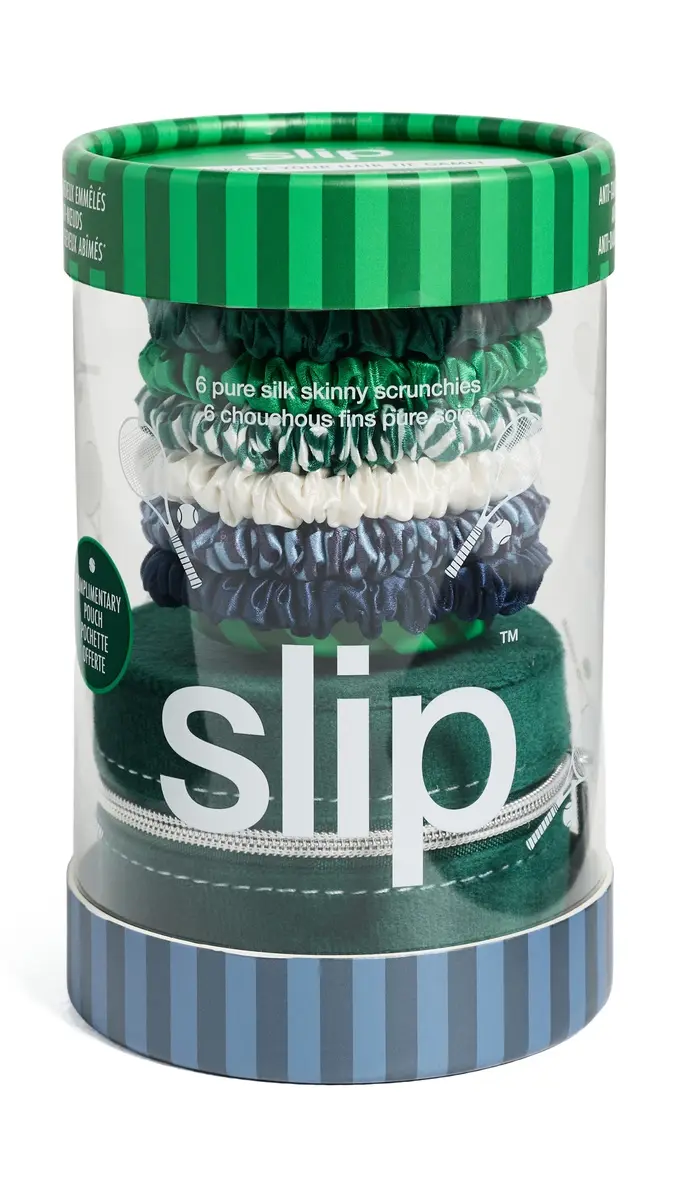 Slip Pure Silk Skinny Scrunchies 6 Pack | Thumbnail 6