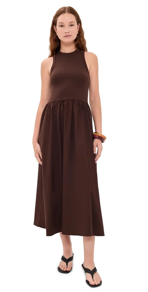 Sold Out NYC The RSVP Midi Dress Chocolate M | Image 1 Sold Out NYC The RSVP Midi Dress Chocolate M | Image 1