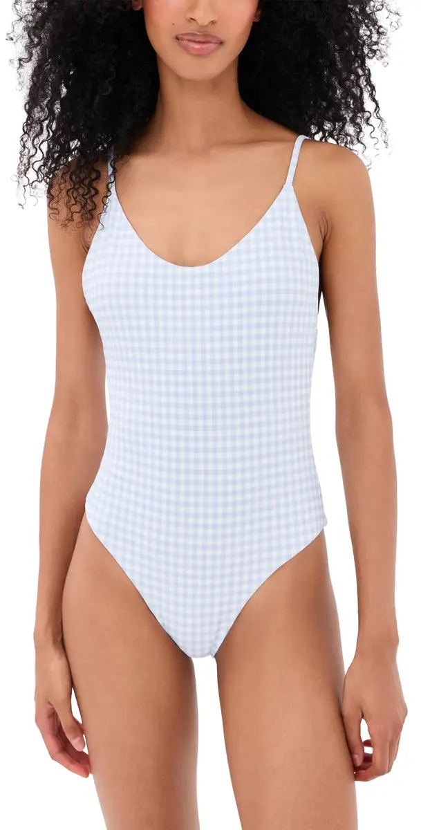 CAROLINE CONSTAS Milani One Piece Periwinkle | Image 1 CAROLINE CONSTAS Milani One Piece Periwinkle | Image 1