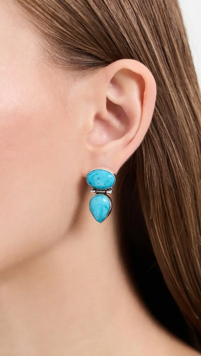 Shashi Dallas Tear Drop Earrings | Thumbnail 3