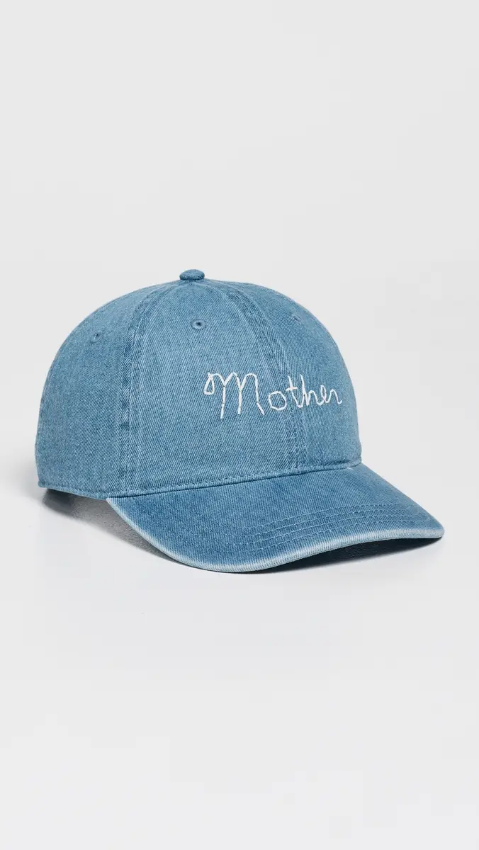 MOTHER Hats Off Cap Denim Baby Blue One Size | Thumbnail 2 MOTHER Hats Off Cap Denim Baby Blue One Size | Thumbnail 2