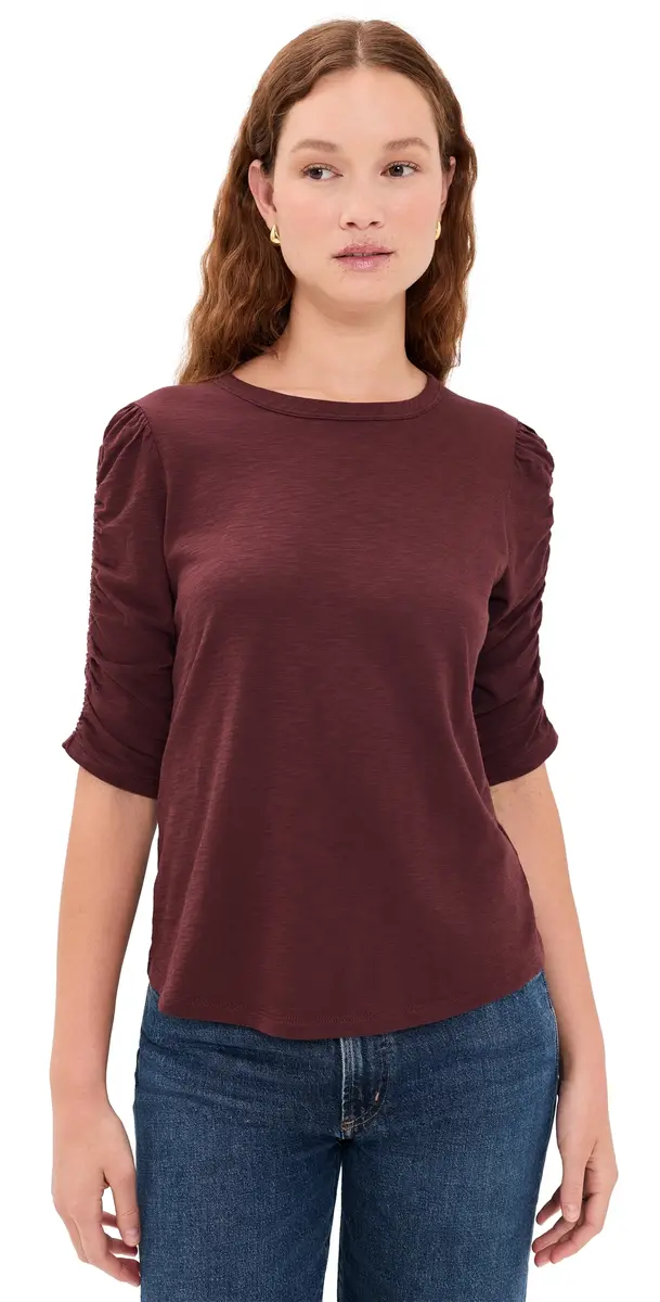 Veronica Beard Jean Waldorf Tee Raisin | Image 1 Veronica Beard Jean Waldorf Tee Raisin | Image 1