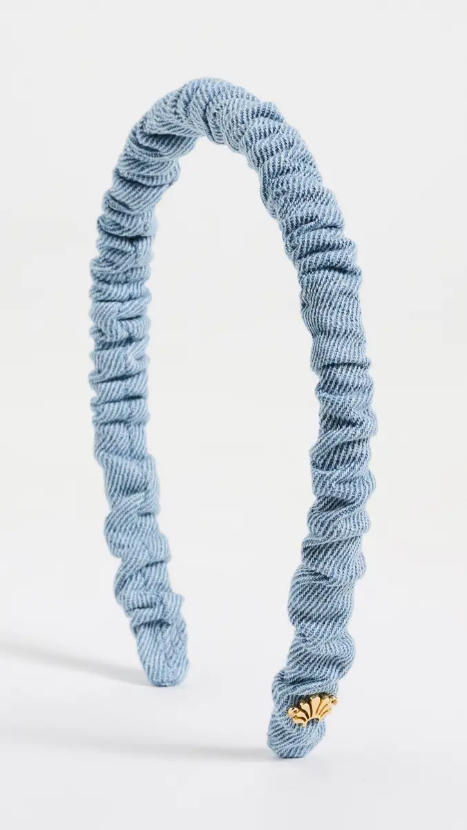 Lele Sadoughi Jessie Denim Headband | Thumbnail 2