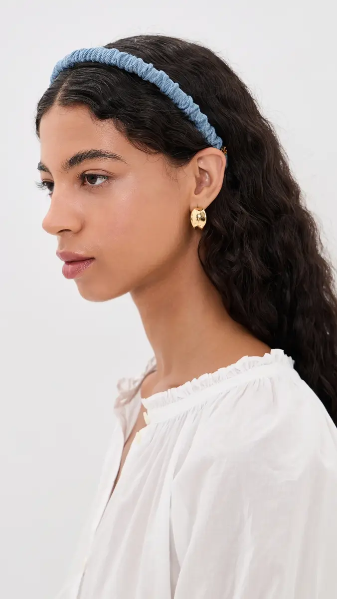 Lele Sadoughi Jessie Denim Headband | Thumbnail 3