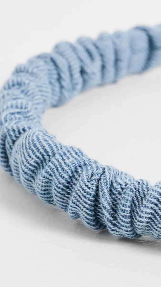 Lele Sadoughi Jessie Denim Headband | Thumbnail 4