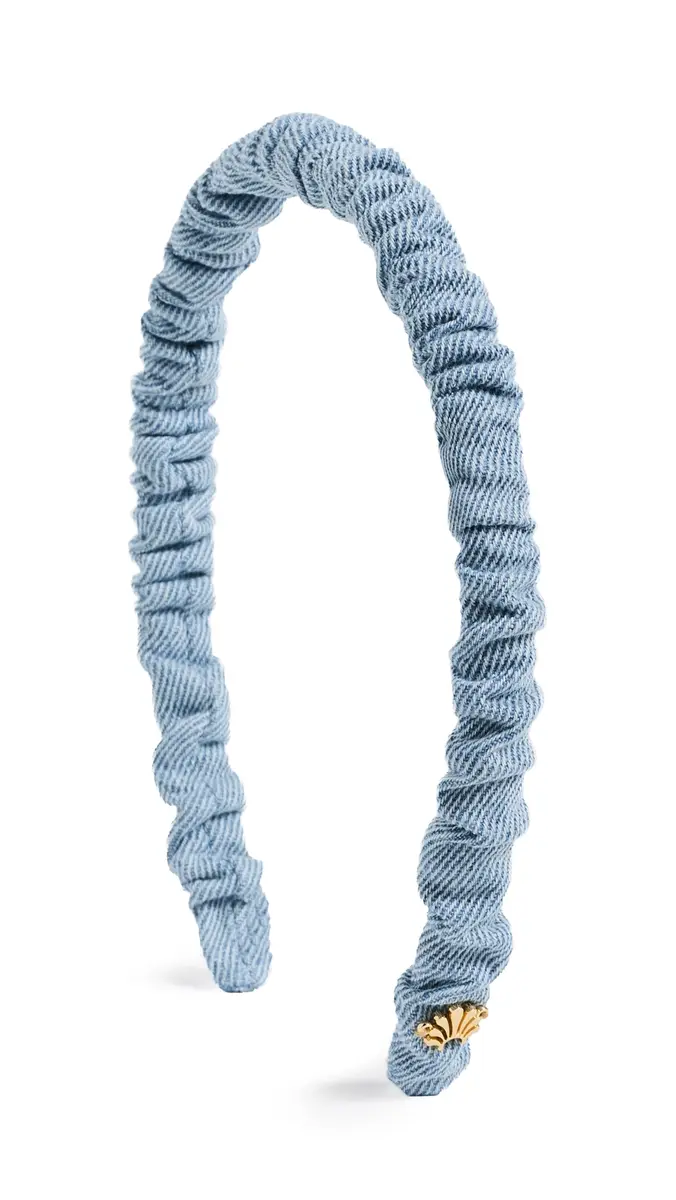 Lele Sadoughi Jessie Denim Headband | Thumbnail 5