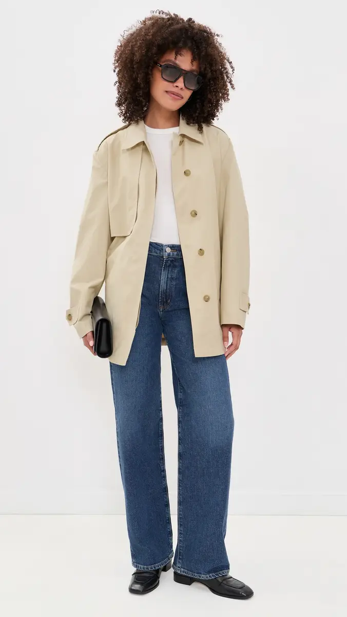 Vince Cotton Blend Short Trench Jacket | Thumbnail 5 Vince Cotton Blend Short Trench Jacket | Thumbnail 5