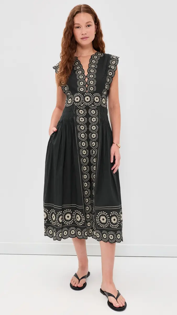 Sea Mirabel Print Midi Dress | Thumbnail 2 Sea Mirabel Print Midi Dress | Thumbnail 2