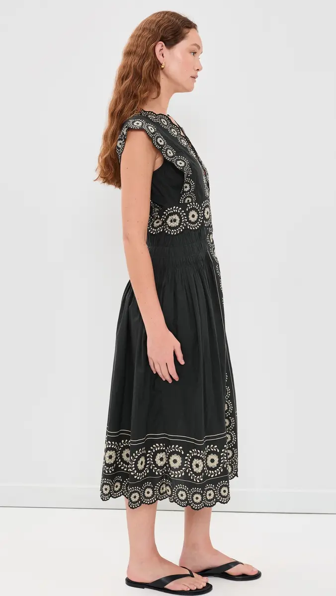 Sea Mirabel Print Midi Dress | Thumbnail 4 Sea Mirabel Print Midi Dress | Thumbnail 4