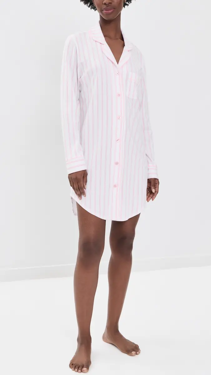 Petite Plume Luxe Pima Stripe Nightshirt | Thumbnail 5