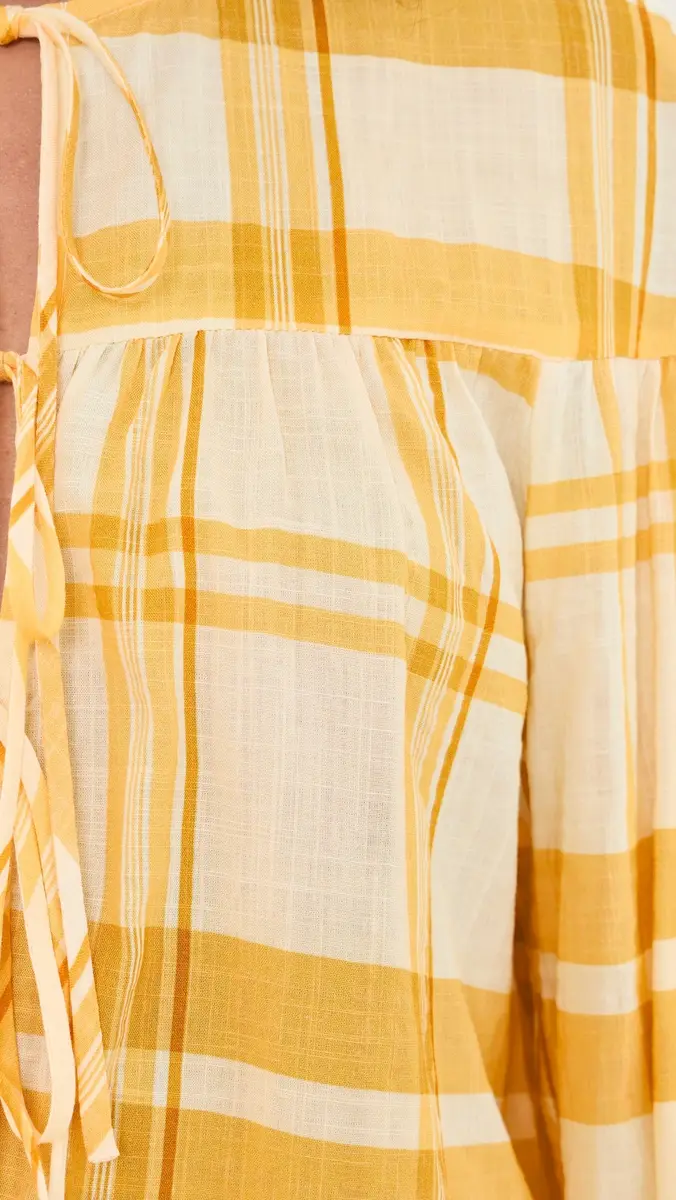 Dress To Off-white Yellow Frescor Front Ties Blouse | Thumbnail 6 Dress To Off-white Yellow Frescor Front Ties Blouse | Thumbnail 6