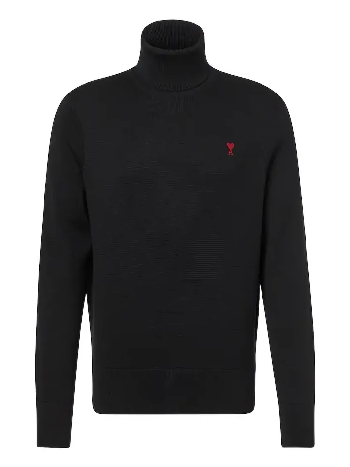 AMI PARIS Ami de Caur wool turtleneck sweater