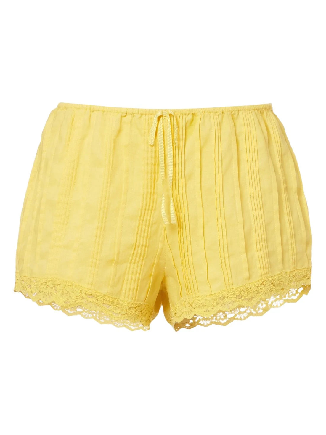DÔEN Dôen Leda lace-trimmed shorts