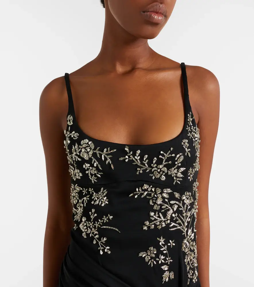 Alexander McQueen Draped embellished gown | Thumbnail 3