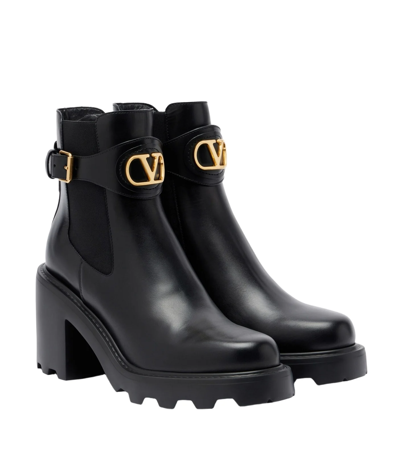 Beatle VLogo leather ankle boots Beatle VLogo leather ankle boots