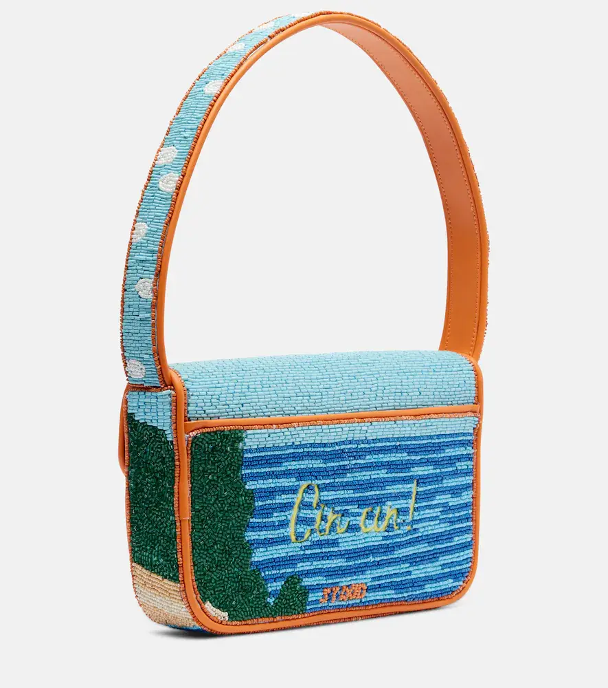 Staud Tommy Small beaded shoulder bag | Thumbnail 3 Staud Tommy Small beaded shoulder bag | Thumbnail 3