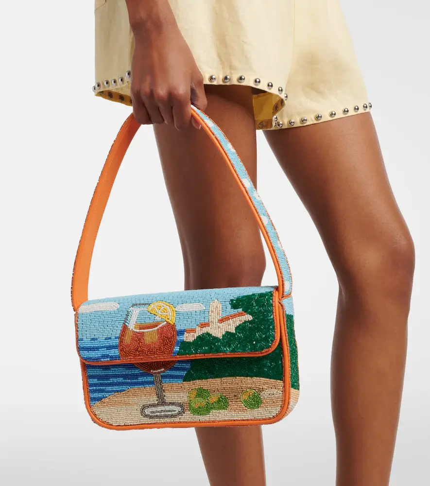 Staud Tommy Small beaded shoulder bag | Thumbnail 5 Staud Tommy Small beaded shoulder bag | Thumbnail 5