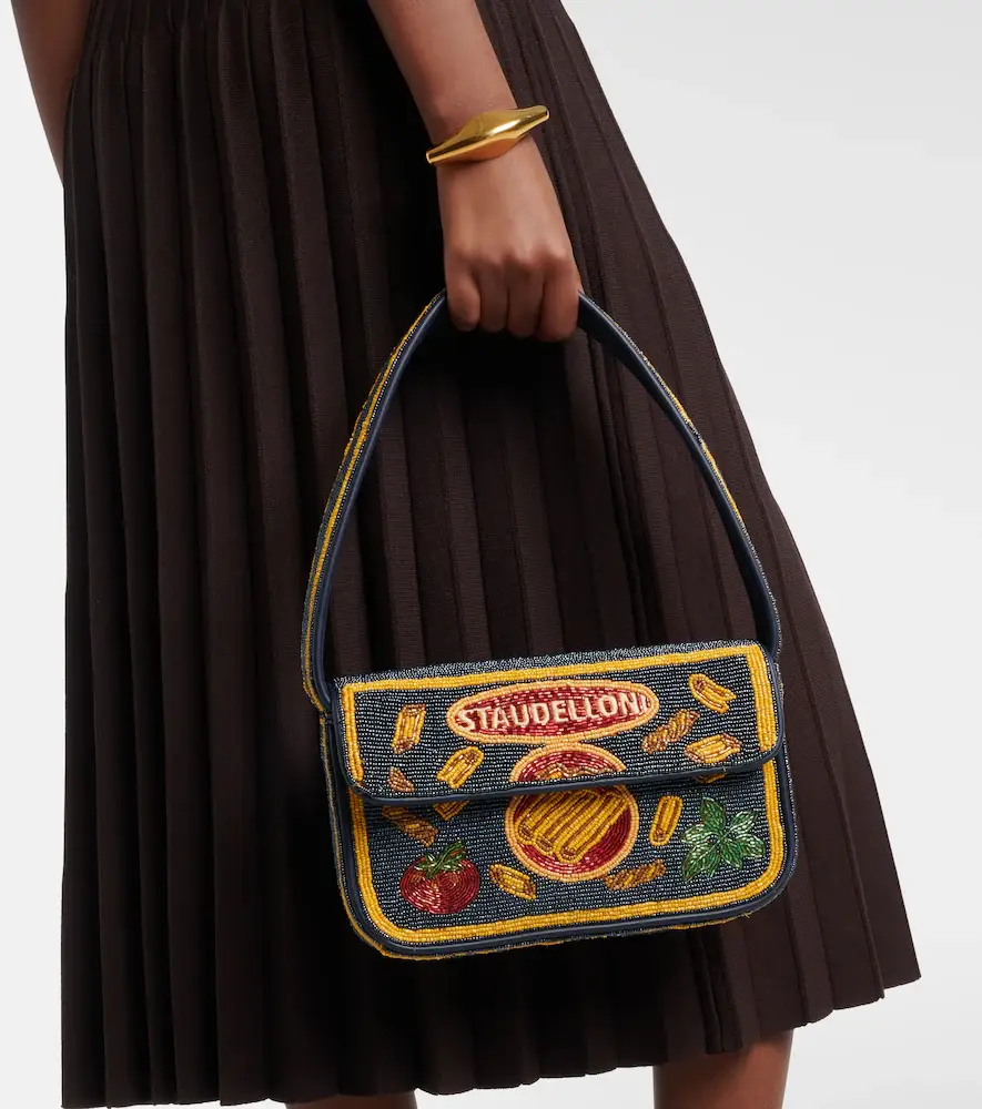 Staud Tommy Small beaded shoulder bag | Thumbnail 6 Staud Tommy Small beaded shoulder bag | Thumbnail 6