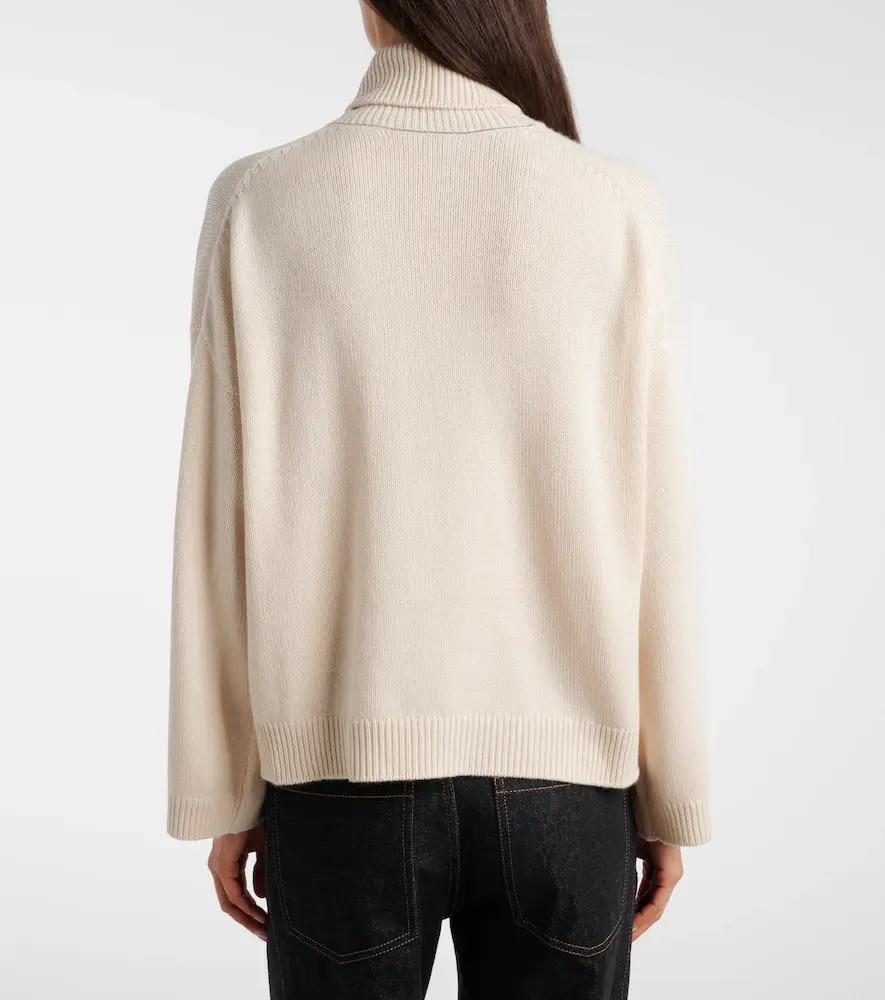 Brunello Cucinelli Monili cashmere turtleneck sweater | Thumbnail 3
