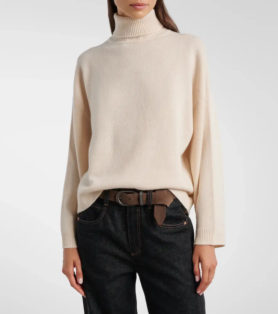 Brunello Cucinelli Monili cashmere turtleneck sweater | Thumbnail 5
