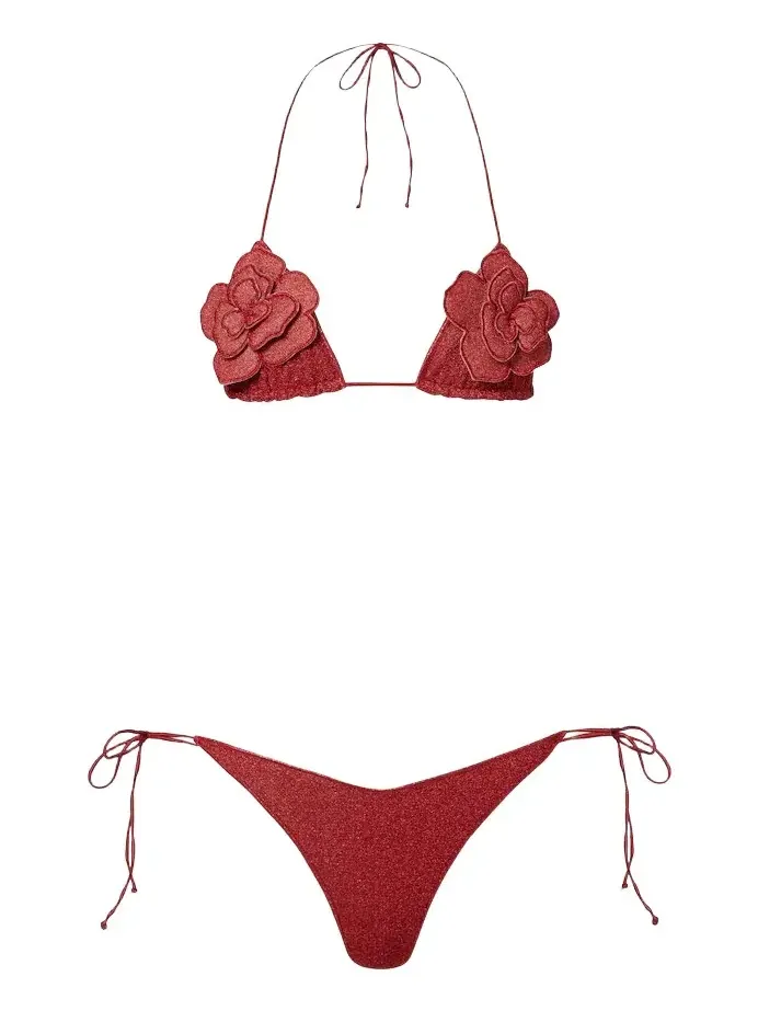 Oséree Lumière floral-appliqué bikini Oséree Lumière floral-appliqué bikini