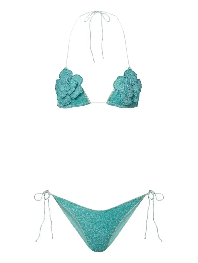 Oséree Lumière floral-appliqué bikini Oséree Lumière floral-appliqué bikini
